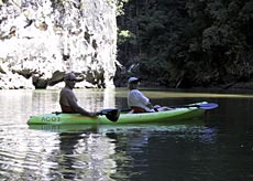 Kayak Thailand, also good is Koh Lao Liang