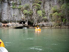 Kayak Thailand, also good is Koh Lao Liang