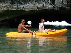 Kayak Thailand, also good is Koh Lao Liang