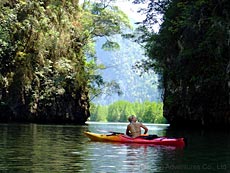 Kayak Thailand, also good is Koh Lao Liang