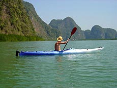 Kayak Thailand, also good is Koh Lao Liang