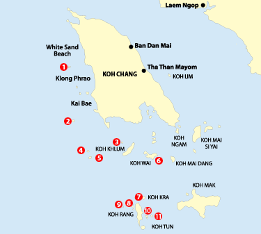 koh chang scuba map