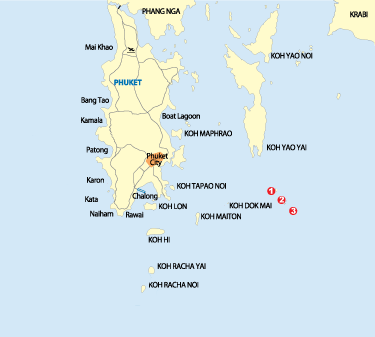 phuket scuba map