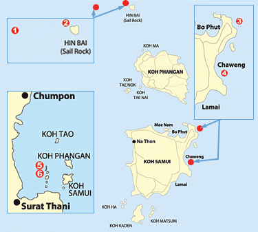 koh samui scuba map